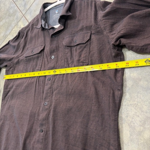 Kuhl Shirt Mens Sz M Descendr Flannel Button Up Long Sleeve Outdoor Casual Comfy - Picture 6 of 9